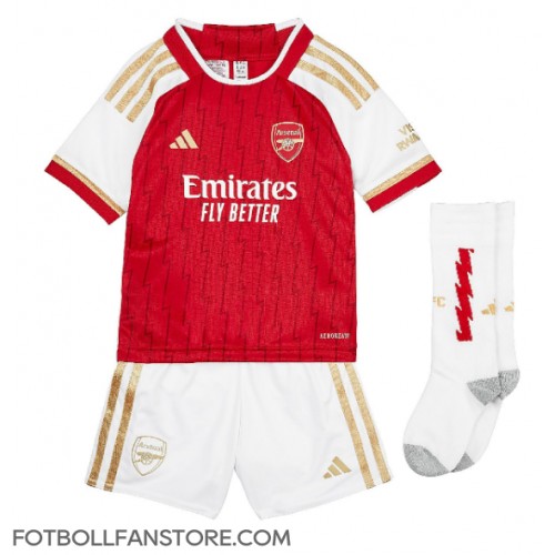 Arsenal Martin Odegaard #8 Barnkläder Hemma matchtröja till baby 2023-24 Kortärmad (+ Korta byxor) Billigt